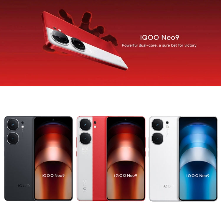 vivo iQOO Neo9, Dual Back Cameras, 16GB+512GB, Face ID / Fingerprint Identification, 6.78 inch Android 14 OriginOS 4 Snapdragon 8 Gen 2 Octa Core, OTG, NFC, Network: 5G, Support Google Play vivo iQOO Neo9, Dual Back Cameras, 16GB+512GB, Face ID / Fingerprint Identification, 6.78 inch Android 14 OriginOS 4 Snapdragon 8 Gen 2 Octa Core, OTG, NFC, Network: 5G, Support Google Play